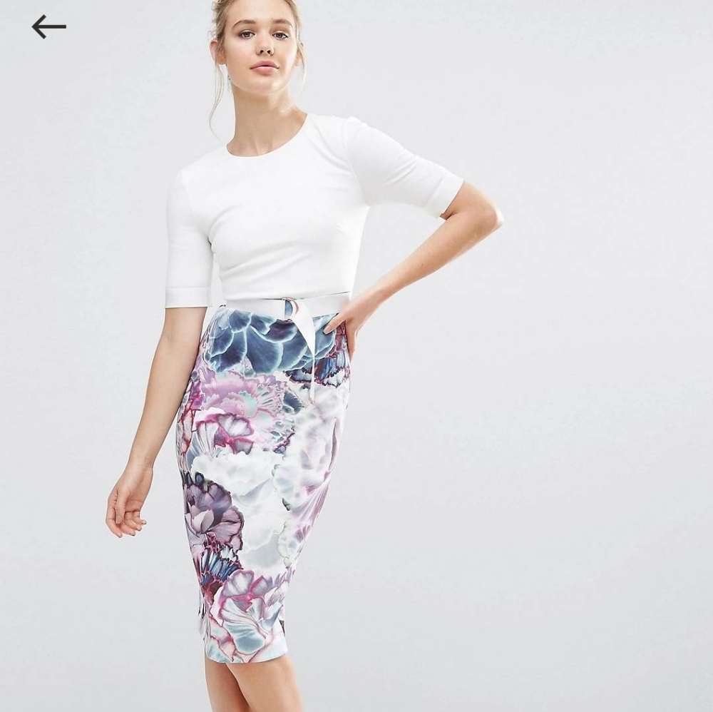 Ted Baker Stephie Illuminated Bloom Bodycon Dress